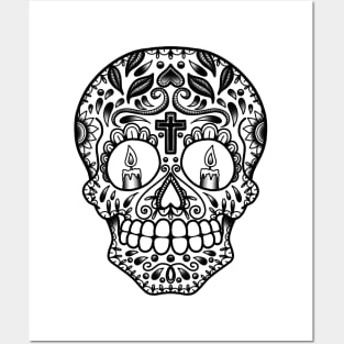 HomeSchoolTattoo Sugarskull Posters and Art